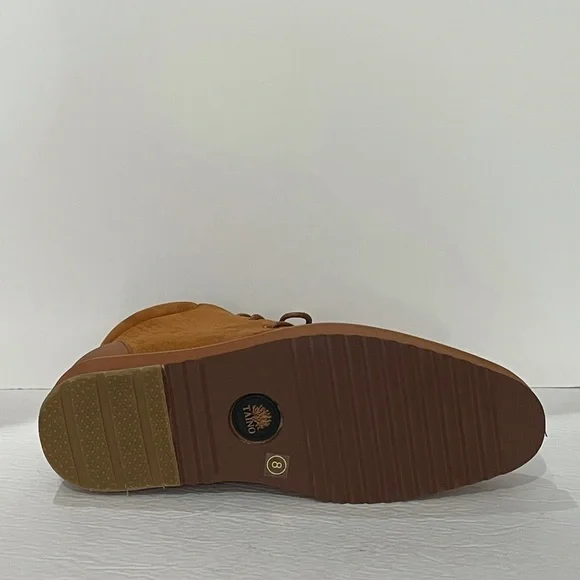 Tayno shoes casual Oxford camel premium fiber thick sole - Picture 5 of 5